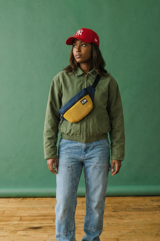 Riñonera Dilon Mostaza/Azul Marino (Preventa)