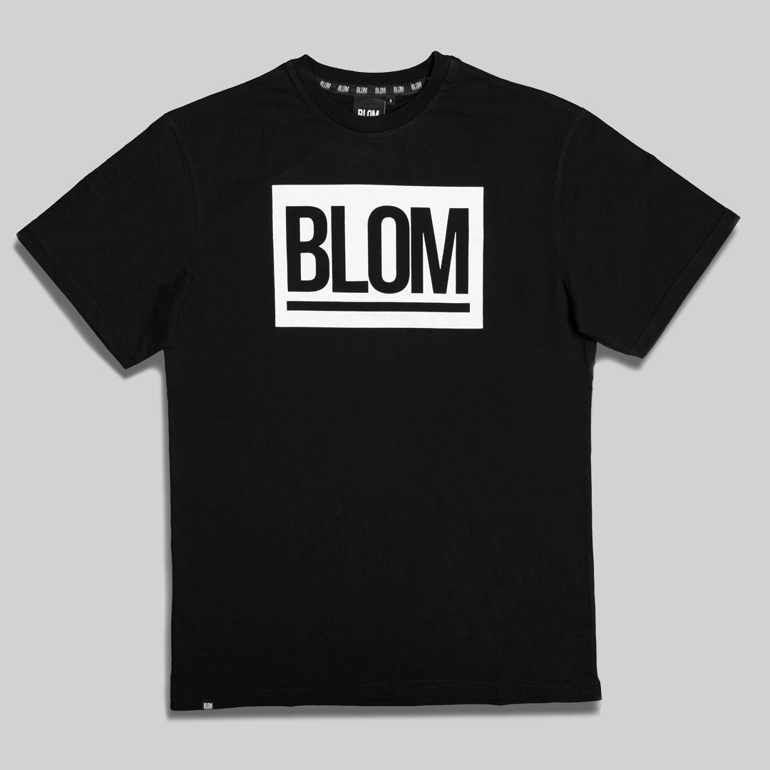 Camiseta Box Logo Negro/Blanco