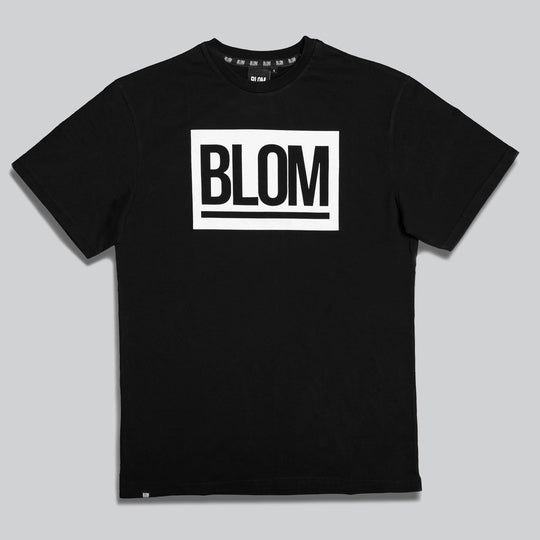 Camiseta Box Logo Negro/Blanco