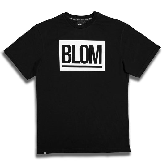 Camiseta Box Logo Negro/Blanco