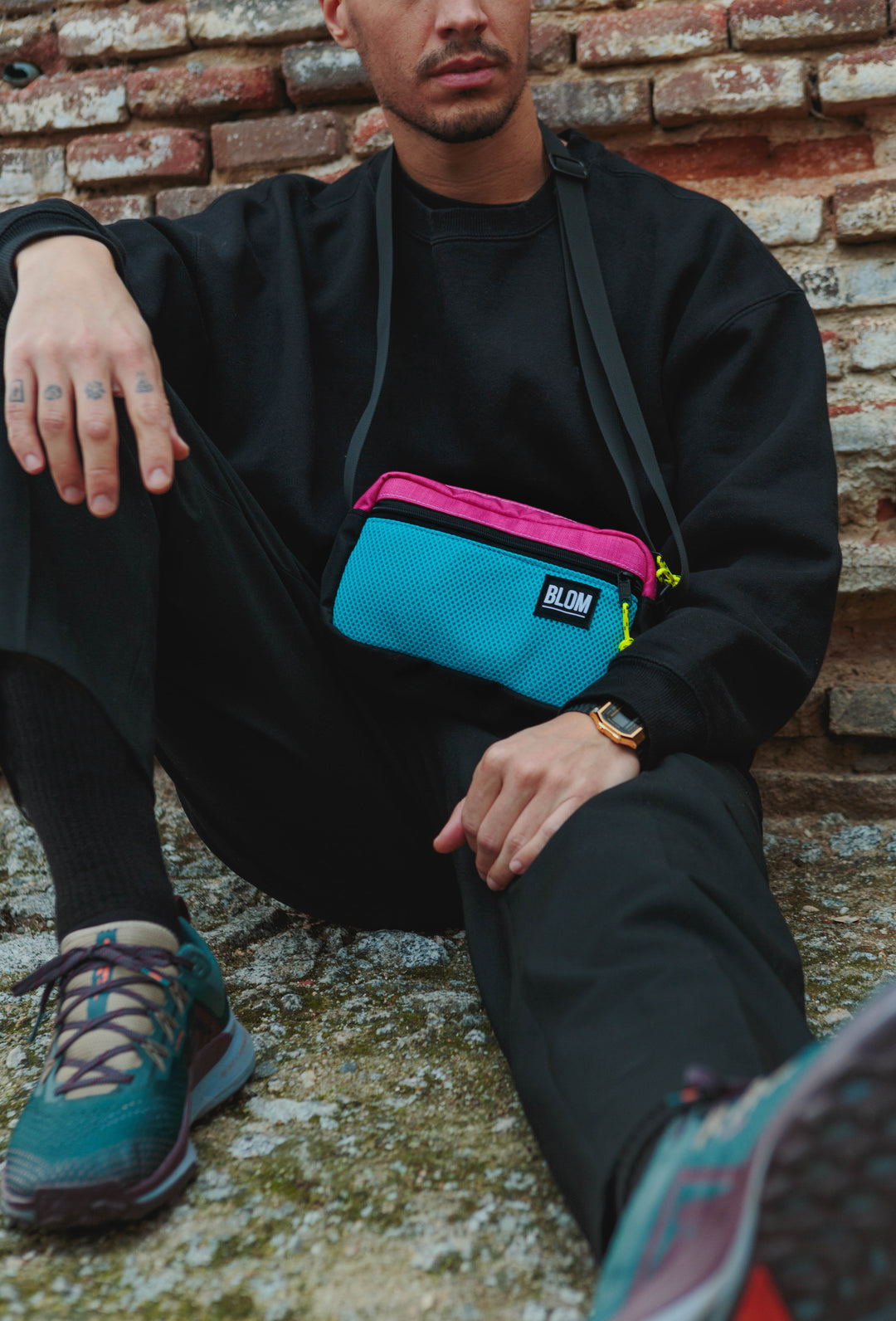 KP Bag Fucsia/Azul/Negro