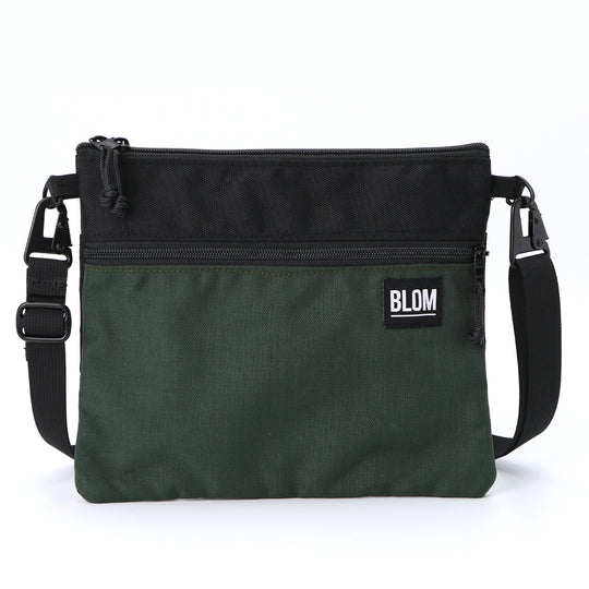 Bolso Sup Verde Botella/Negro