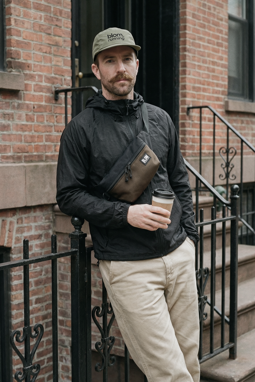 Riñonera Dilon Marrón/Negro (Preventa)