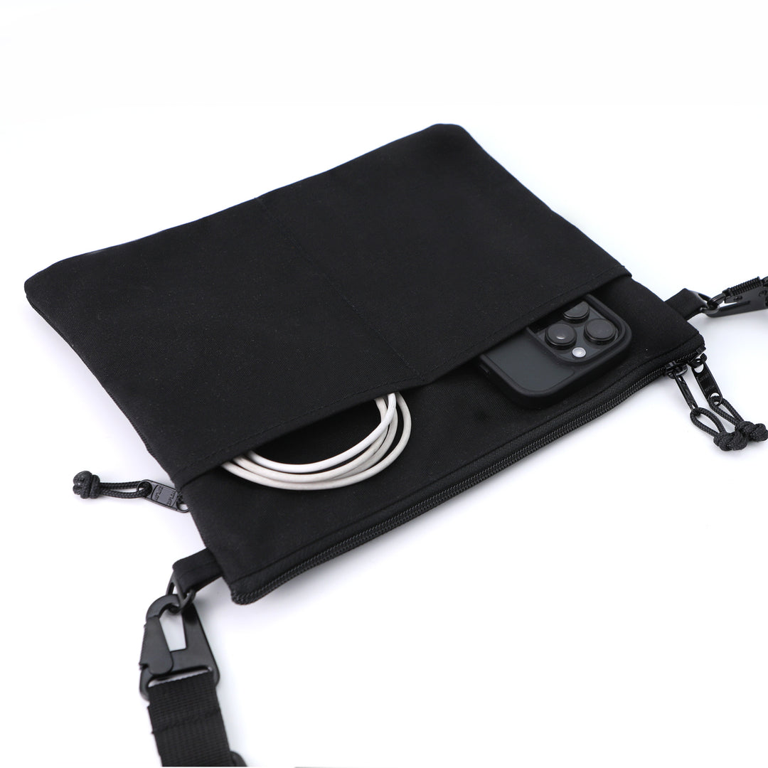 Bolso Sup Verde Botella/Negro