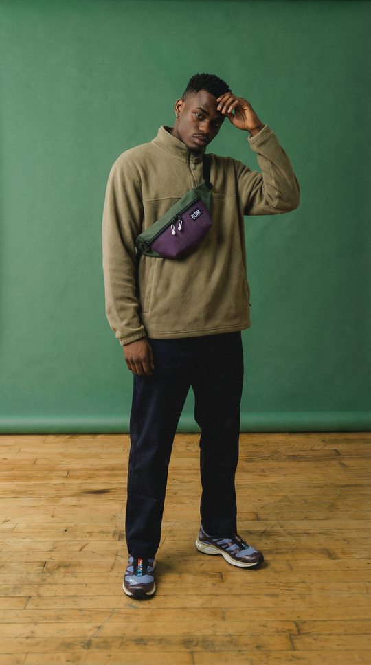 Riñonera Dilon Morado/Verde (Preventa)