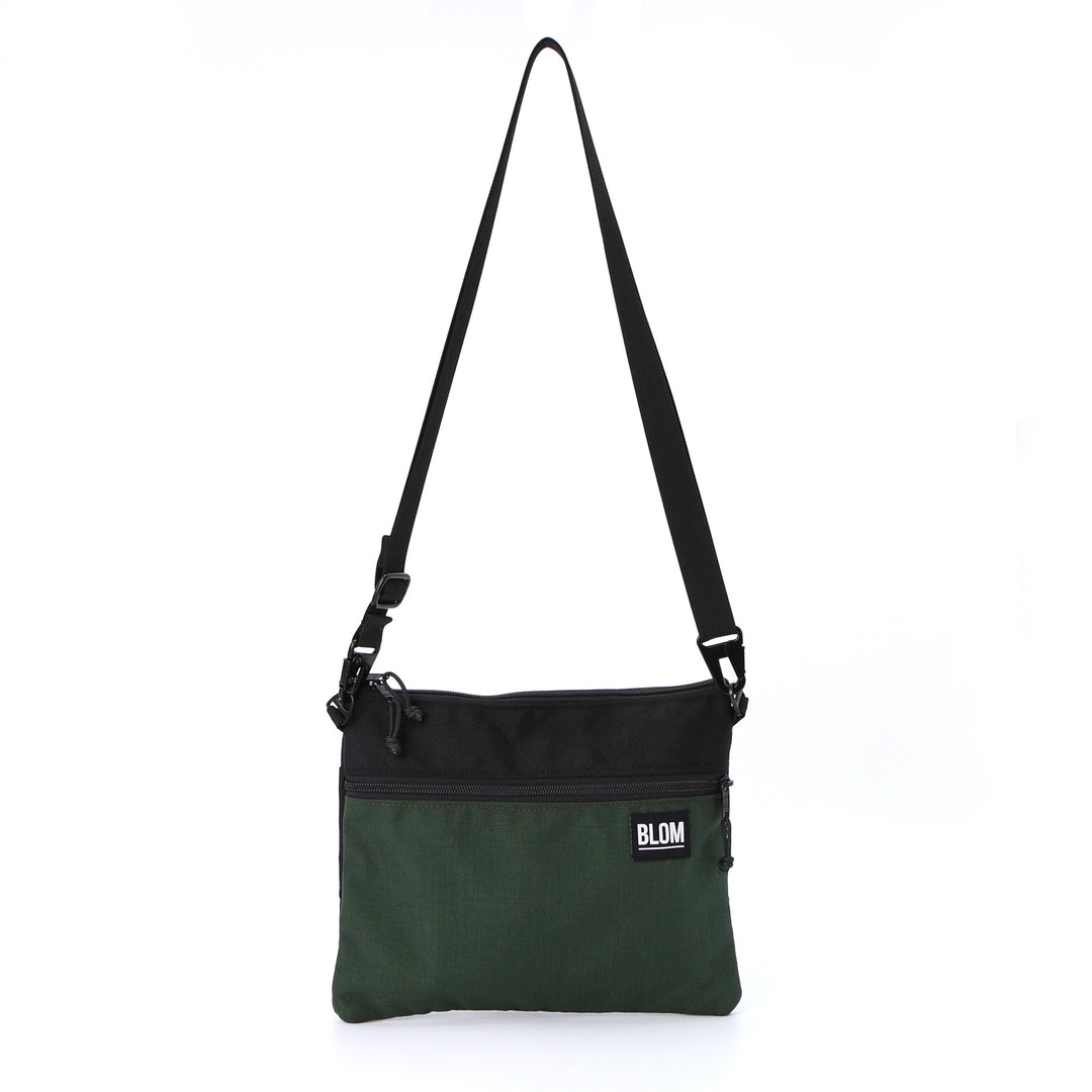 Bolso Sup Verde Botella/Negro