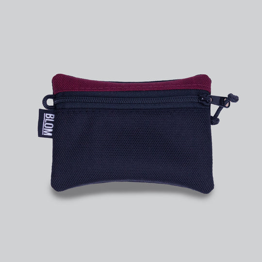 Mini Wallet 2.0. Negro/Granate