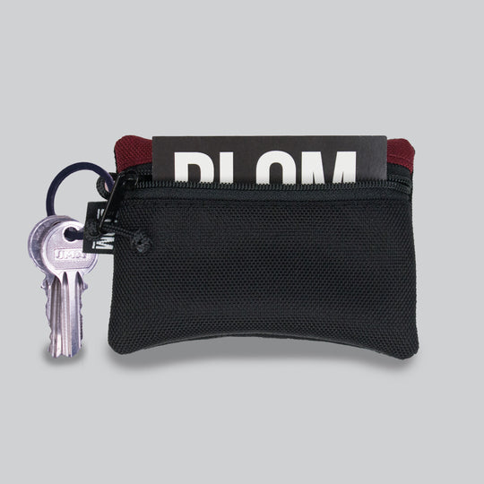 Mini Wallet 2.0. Negro/Granate