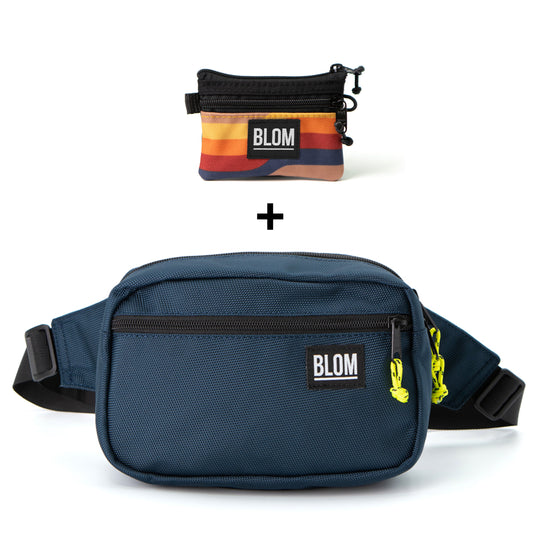 "Pack Explorer" Riñonera HX1 Azul + Zipped 2.0