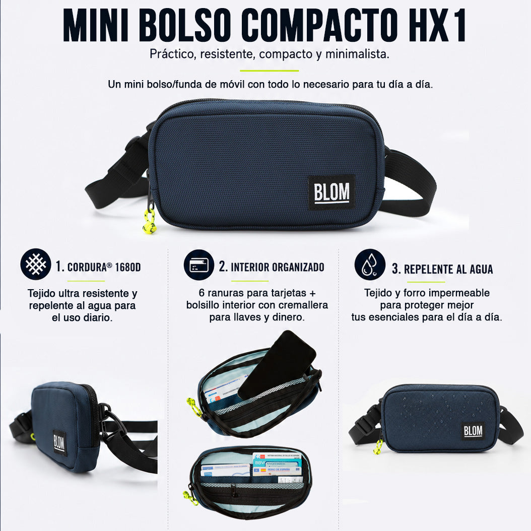 Bolso Mini / Funda de Móvil HX1 Azul