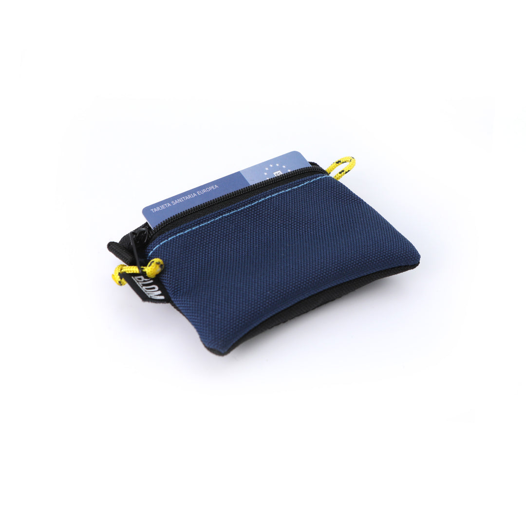 Mini Wallet 2.0. Azul Marino/Negro
