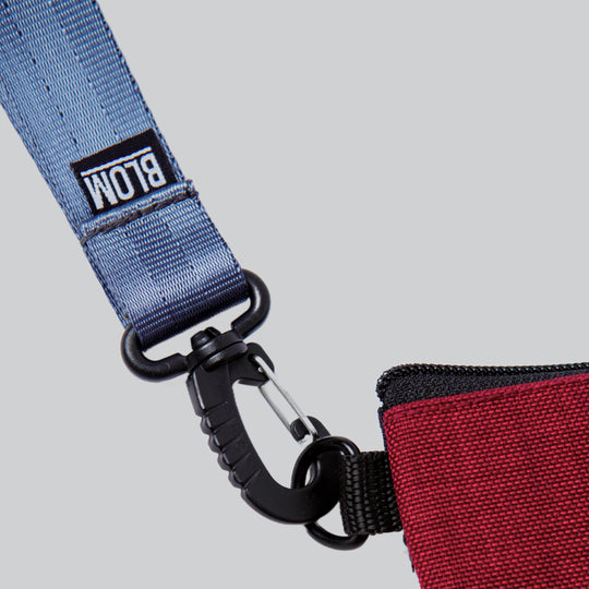 Bolso de mano Granate/Negro + correa Gris (Preventa)
