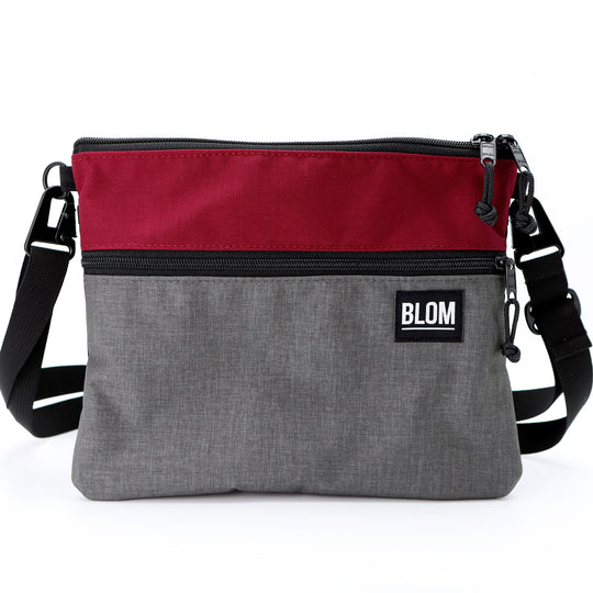 Bolso Sup Gris/Burdeos (Preventa)