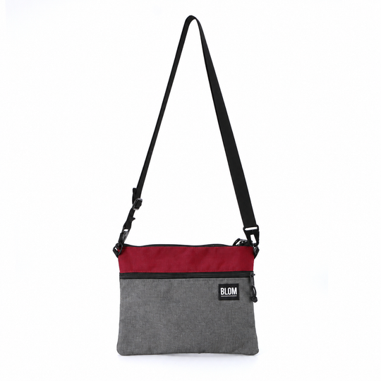 Bolso Sup Gris/Burdeos (Preventa)