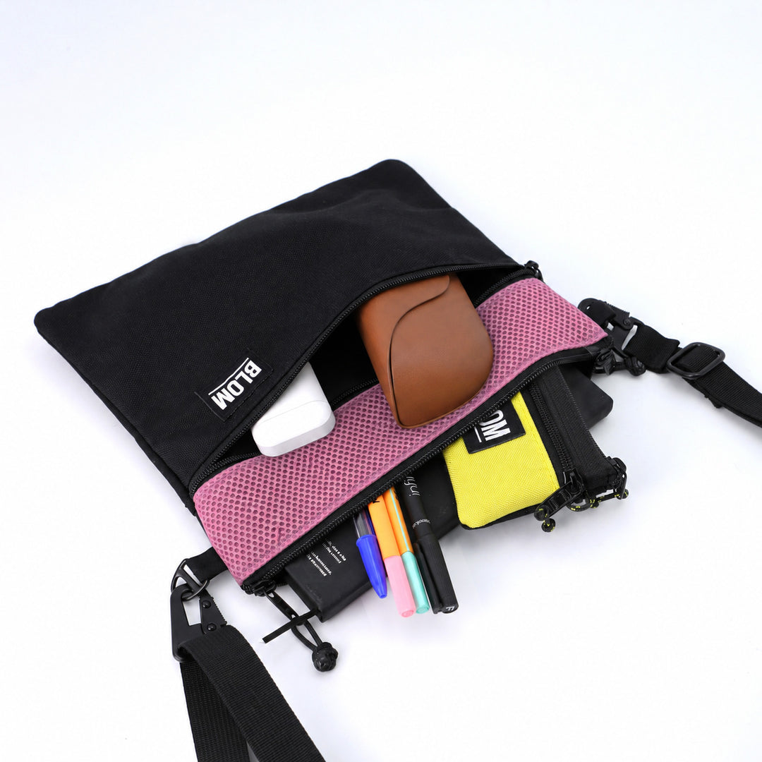 Bolso Sup Negro/3D Lila (Preventa)