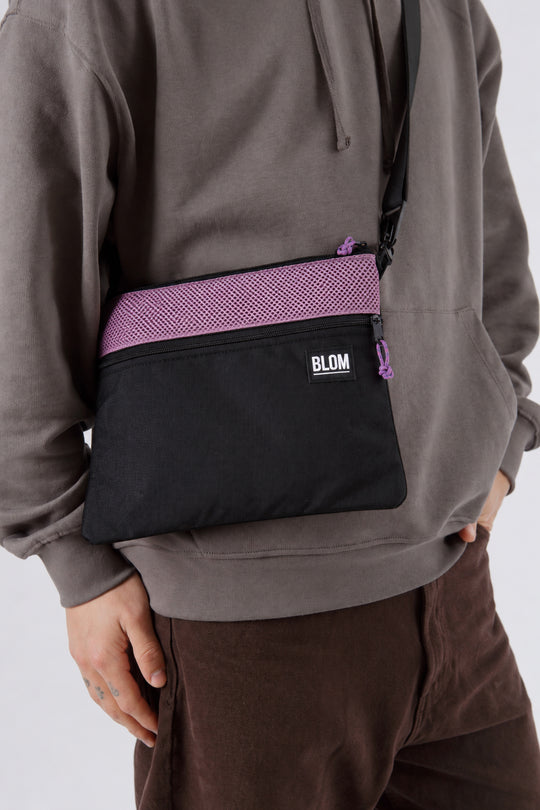 Bolso Sup Negro/3D Lila (Preventa)