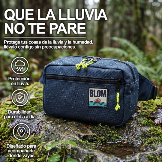 Riñonera HX1 Azul 3,5 L (Drop Quality Goods con monedero de regalo)