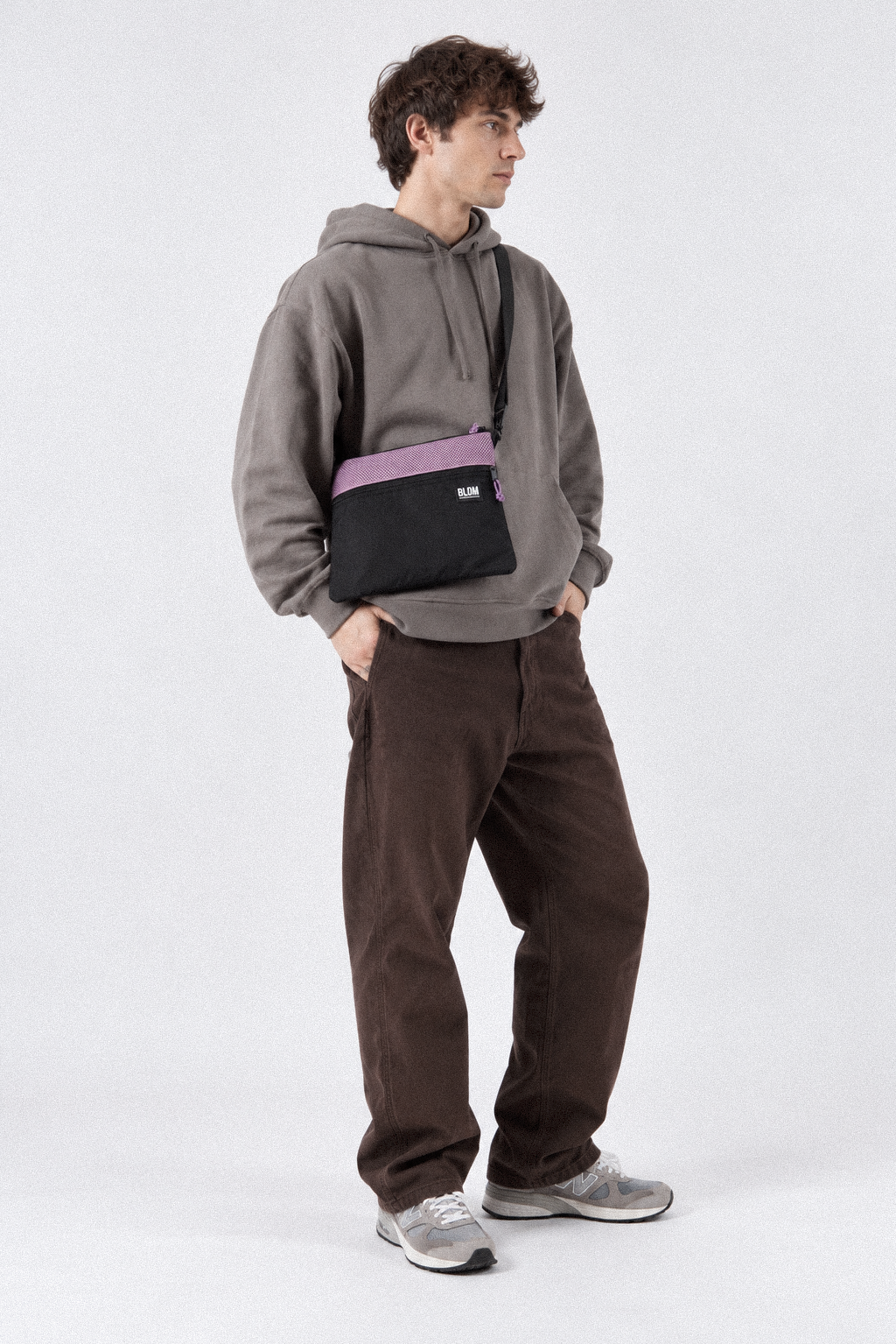 Bolso Sup Negro/3D Lila (Preventa)