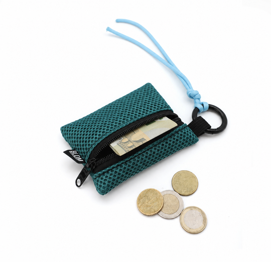 Monedero Pocket Clip 3D Turquesa