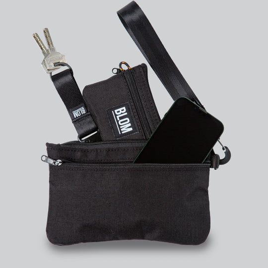 Bolso de mano Negro + correa negra incluida (Preventa)