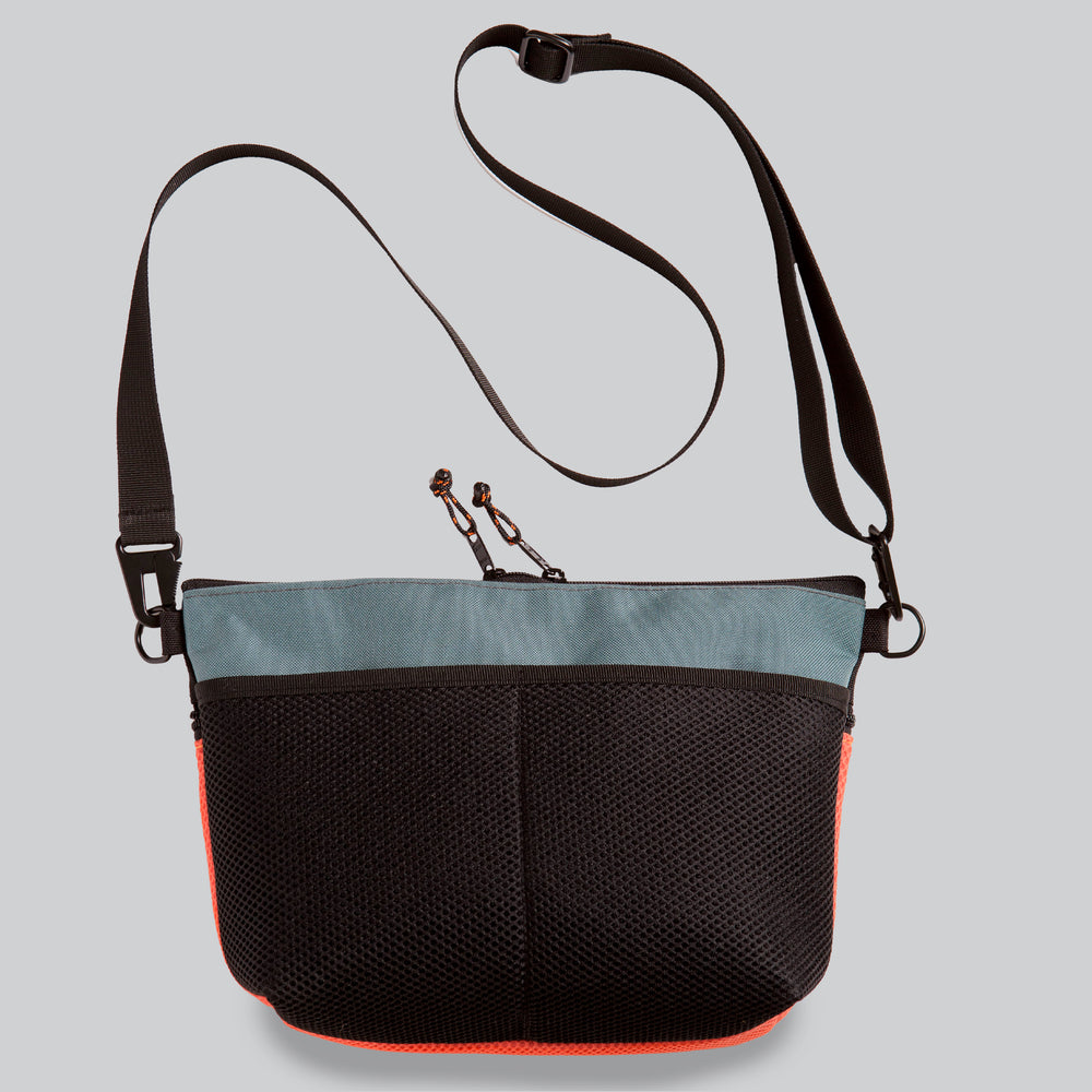 Bolso Shuki Naranja/Negro/Gris