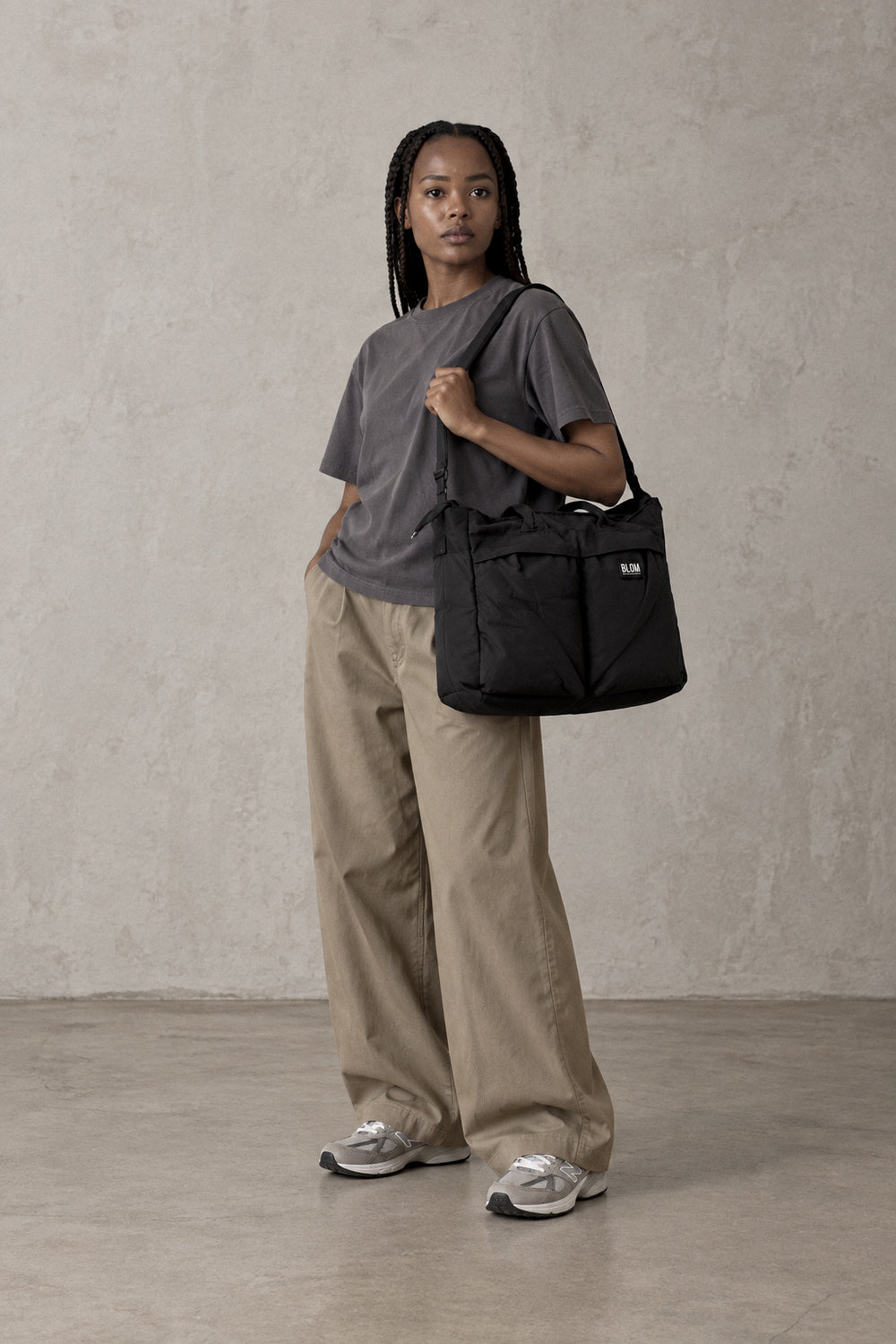 Padded Tote Negro
