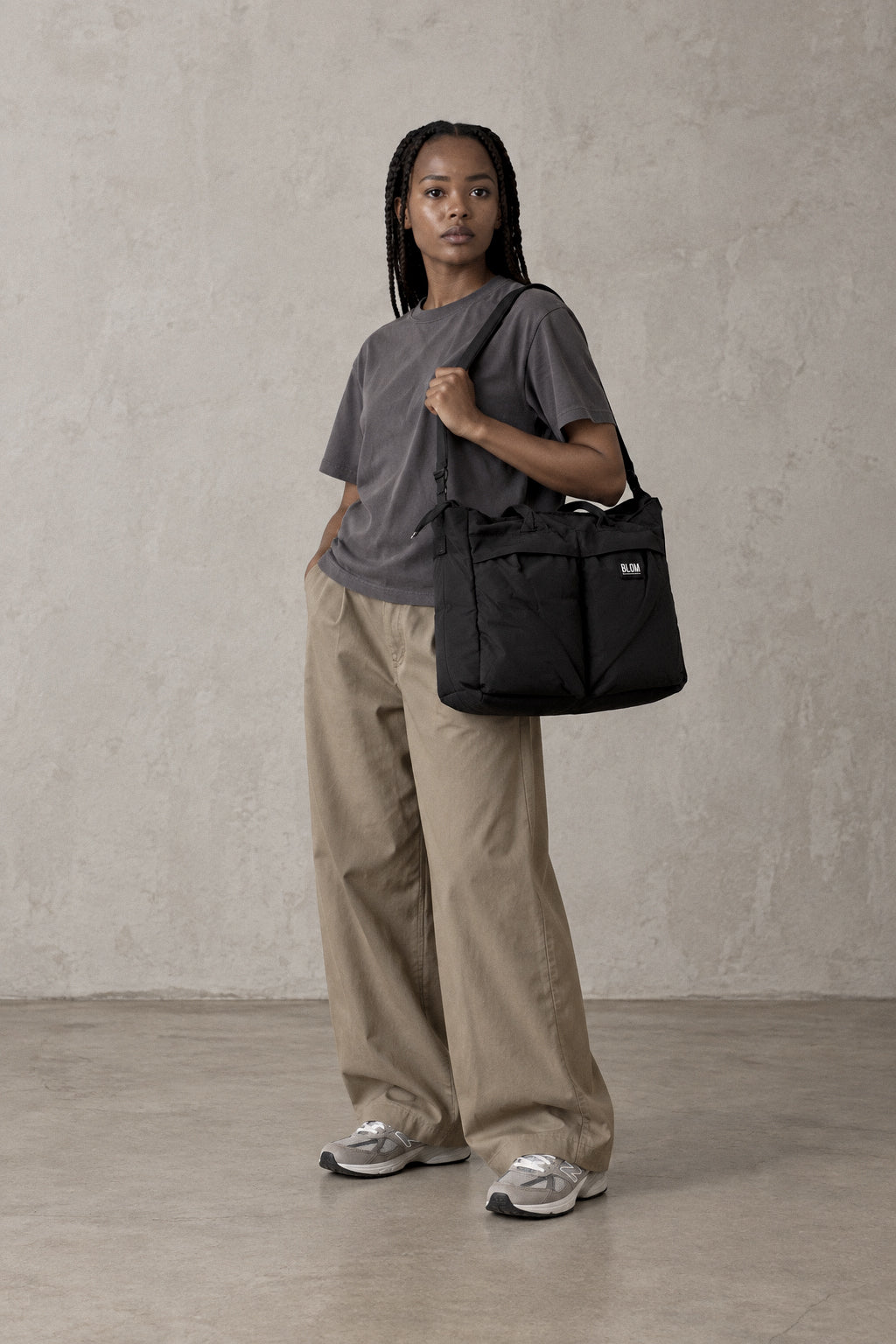 Padded Tote Negro