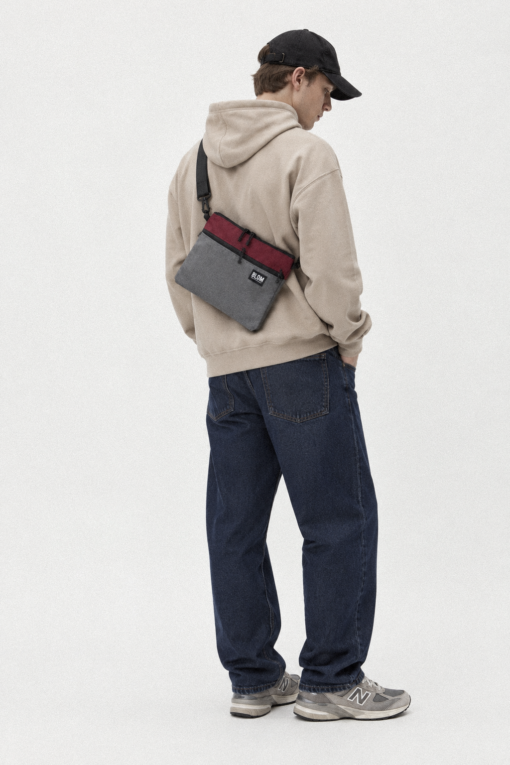 Bolso Sup Gris/Burdeos (Preventa)