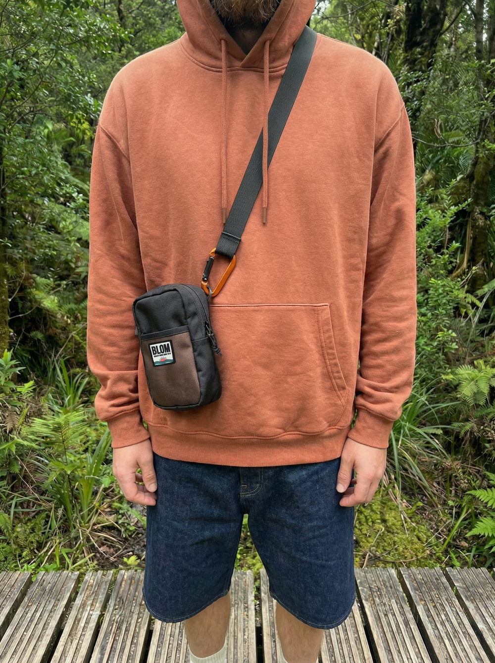 Pouch Bag Negro/Marrón Quality Goods