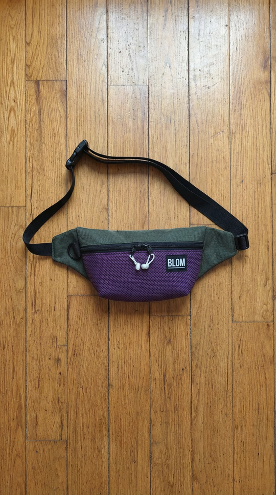Riñonera Dilon Morado/Verde