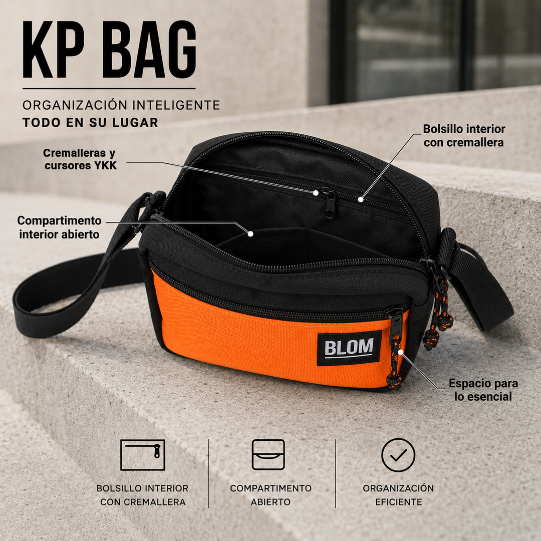 KP Bag Negro/Naranja
