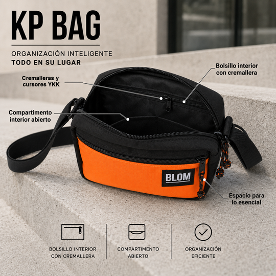 KP Bag Negro/Naranja