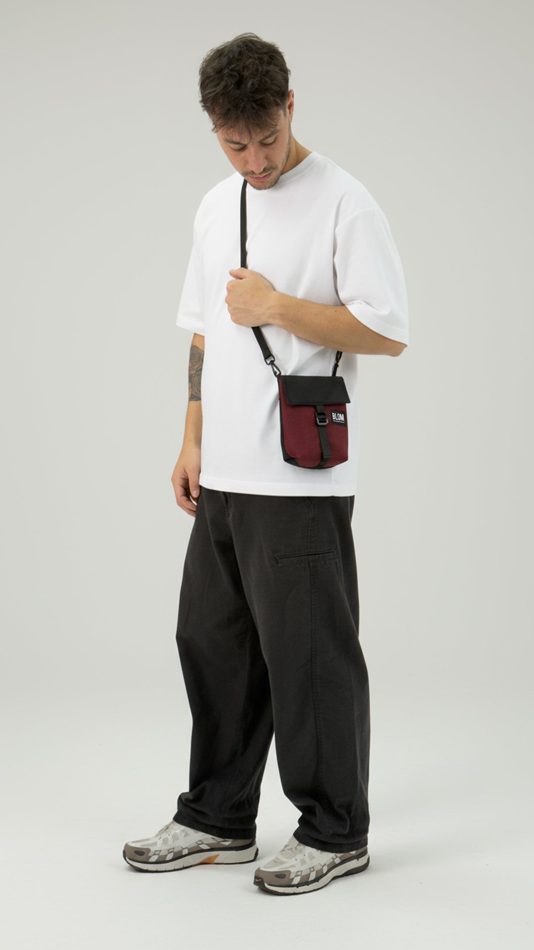 Bolso Klapp Granate/Negro (Preventa)