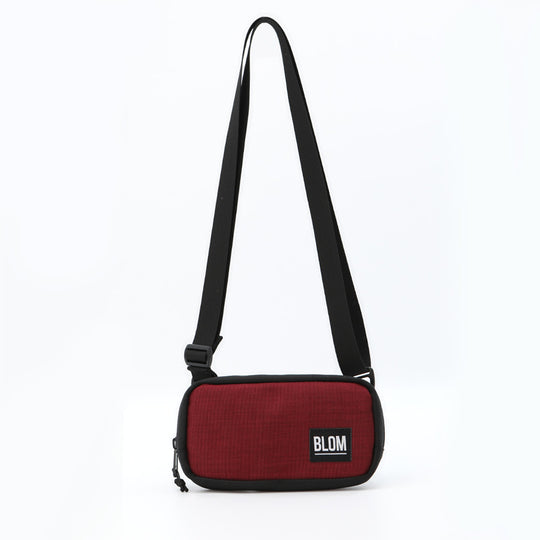 Bolso Mini / Funda de Móvil Granate/Negro