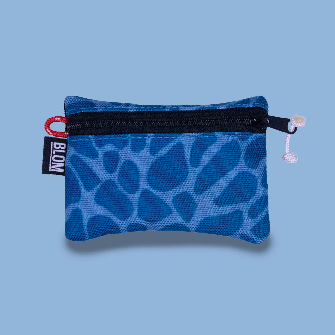 Mini Wallet 2.0. Giraffe Blue