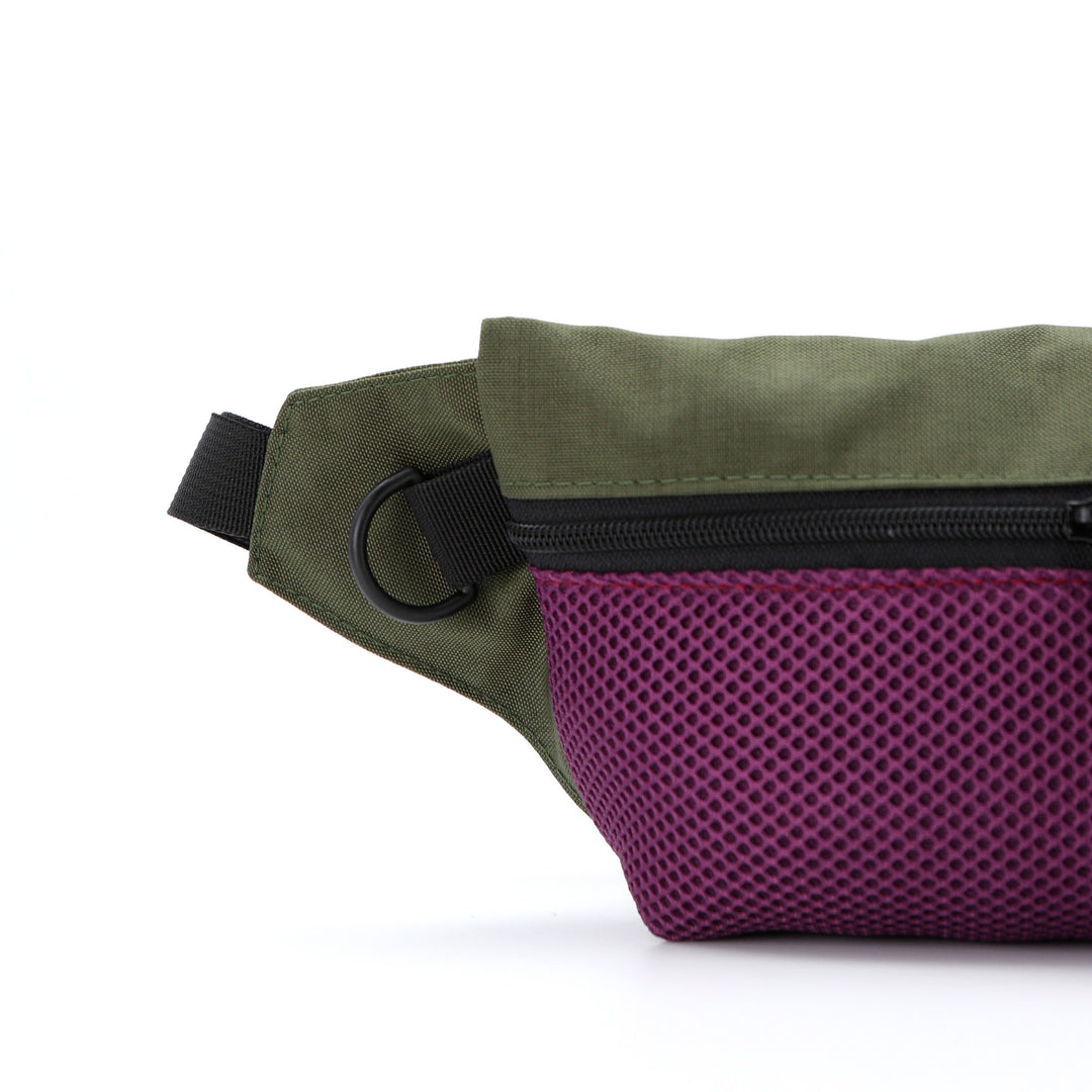 Riñonera Dilon Morado/Verde