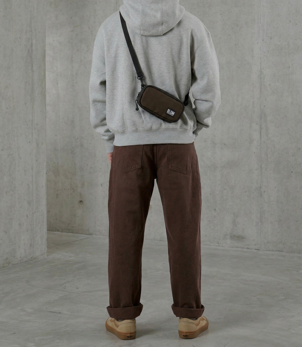 Bolso Mini / Funda de Móvil Marrón/Negro