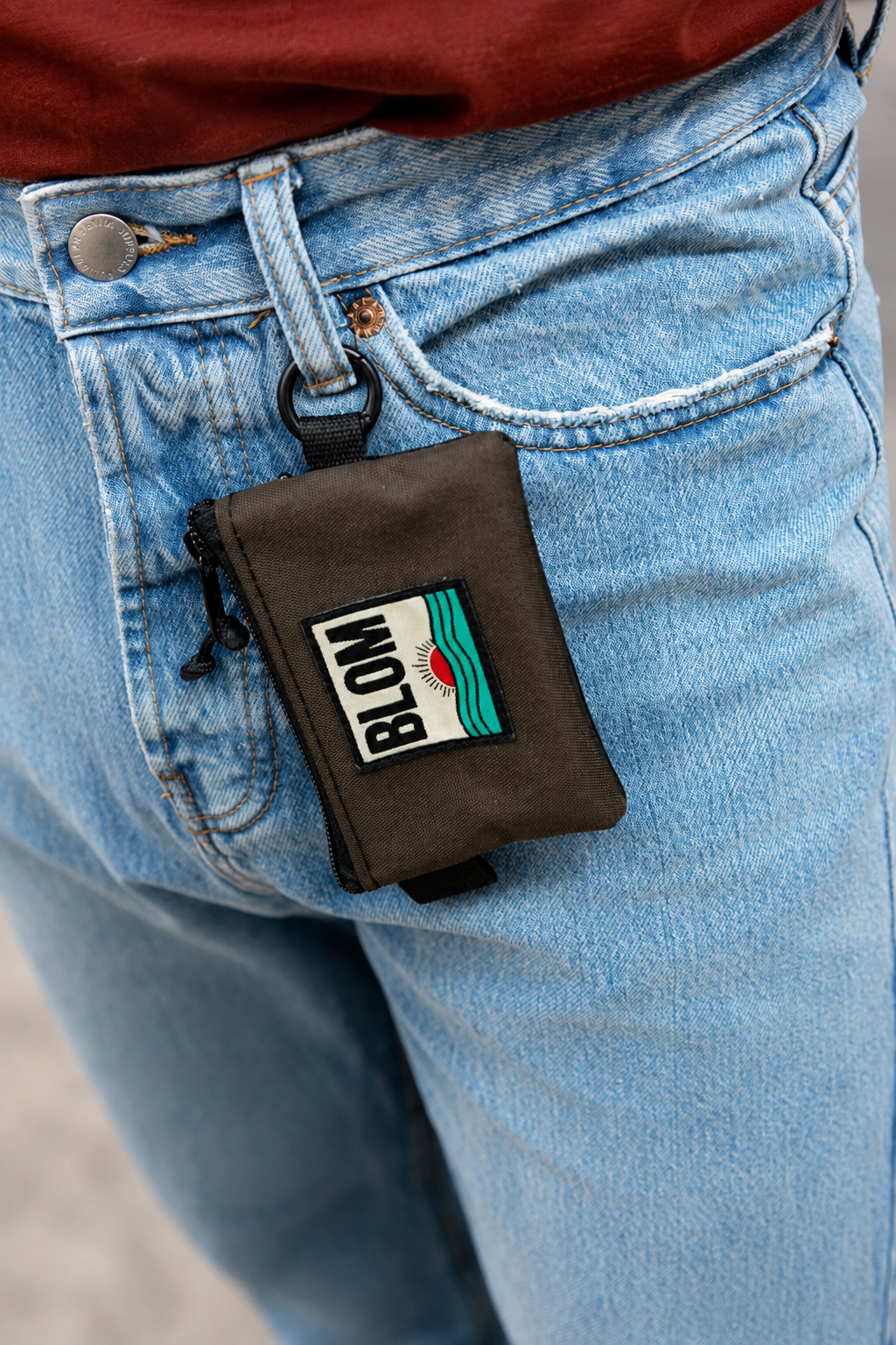 Zipped Link Marrón