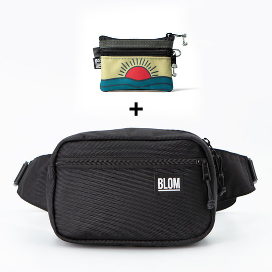 "Pack Explorer" Riñonera HX1 Negro + Zipped 2.0